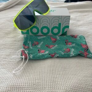 Goodr Sunglasses and Case - never worn